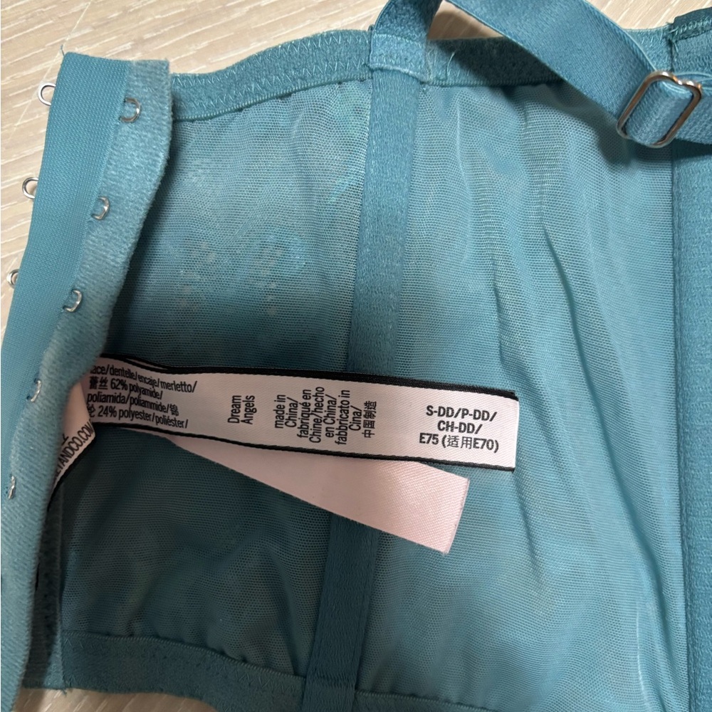 Victoria’s Secret Elegant Lace Bustier in Teal - Picture 4 of 4